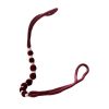 2 Pcs Flannel Decorative Rope Tie Backs Buckle Cord Drapery Tieback for Bedroom Kitchen Office, Red