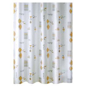 PEVA Bathroom Waterproof Shower Curtain Bathroom Hanging Curtain Toilet Door Curtain Partition Curtain, 71x71inch