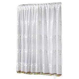 Semi-Sheer Short Kitchen Cafe Tier Curtain Pendant Doorway Hallway Curtain,59x35 inch