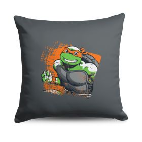 Nickelodeon Teenage Mutant Ninja Turtles Mikey Throw Pillow 18X18 Inches