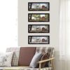 Trendy Decor 4U "Four Seasons Collection II" Framed Wall Art, Modern Home Decor Framed Print for Living Room