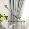 2 Pieces Flannel Curtain Tie Backs Decorative Rope Curtain Holdbacks Curtains Drape Tie Backs, Purple