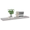 Floating Wall Shelf Concrete Gray 35.4"x9.3"x1.5" MDF