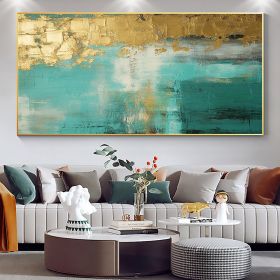 Handmade Oil Painting Large Original Gold Oil Painting on Canvas Abstract Gold Art Painting Bedroom Wall Decor Modern Textured Wall Art Decorative Pai (Style: 01, size: 90x120cm)