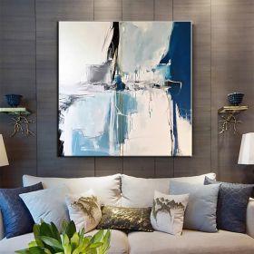 Hand Painted Oil Paintings Handmade Modern Abstract Oil Paintings On Canvas Wall Art Decorative Picture Living Room Hallway Bedroom Luxurious Decorati (Style: 01, size: 70x70cm)