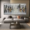 Abstract Art White Pictures Canvas Painting Cuadros Posters Prints Wall Art Picture For Living Room Home Decorative Paintings