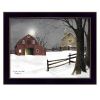 Trendy Decor 4U "Light in the Stable" Framed Wall Art, Modern Home Decor Framed Print for Living Room