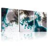 Marble Picture Frame, Canvas Wall Art, 3 Piece (12inX16in), Wall Decor for Bedroom