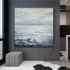 Hand Painted Abstract Landscape Oil Painting Oil Painting Seascape Clouds Nordic Wall Art Picture Modern Living Room Decor