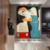 Handmade Oil Painting Canvas Wall Art Decoration Pablo Picasso Style Girl for Home Living Room hallway bedroom luxurious decorative painting