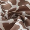 Muwago Shower Curtain With Giraffe Pattern Blackout Waterproof And Mildew Resistant Bathing Cover Aesthetic Bathroom Accessories